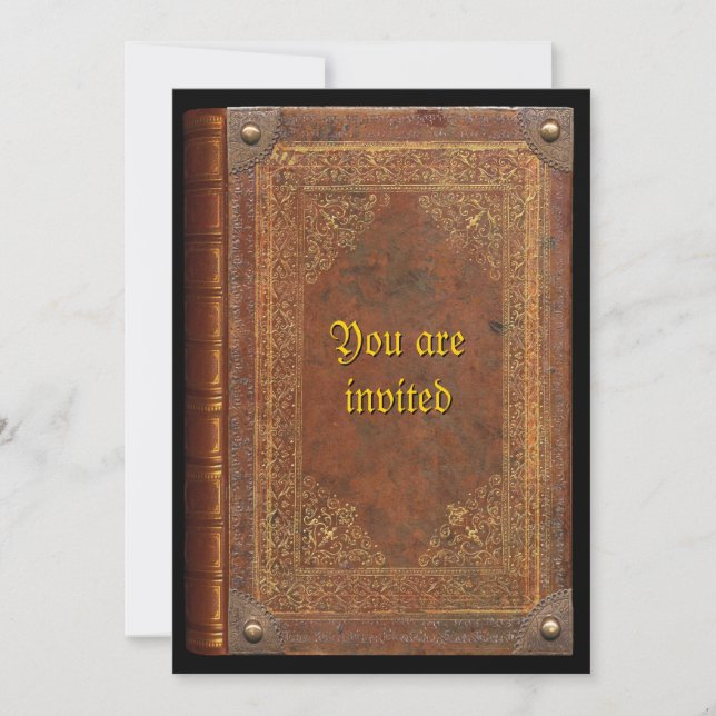Convite Livro antigo (Frente)