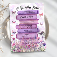 Livro da História Borboletas Flores selvagens Chá 