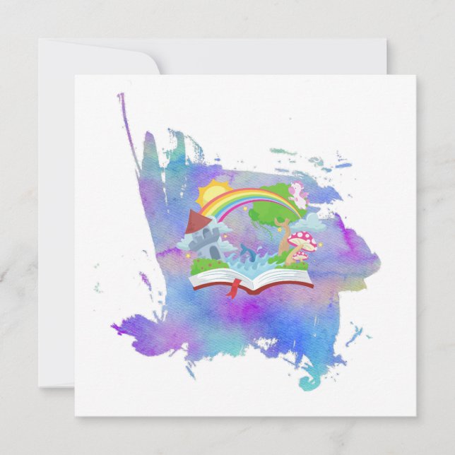 Convite Livro de aquarelas (Frente)