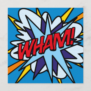 Convite Livro de banda desenhada colorida moderno