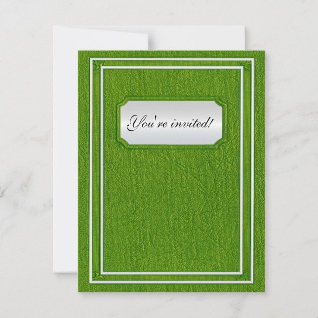 Convite Livro de casamento com capa antiga (Frente)