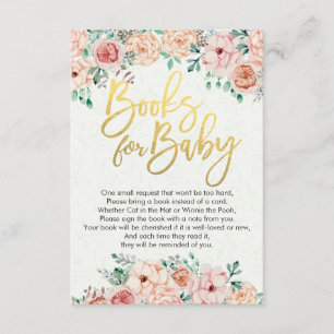 Convite Livros de chá de fraldas para Bebê / Traga um livr