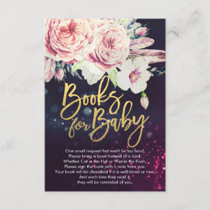 Convite Livros de chá de fraldas para Bebê / Traga um livr