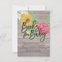 Convite Livros de chá de fraldas para Bebê / Traga um livr