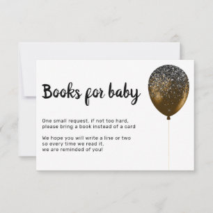Convite Livros de festa de aniversário Bronze Glitz Baby p