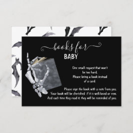 Convite Livros de Halloween para a placa de gabinete do Ch