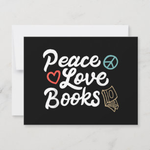 Convite Livros de Paz Geeky e Leitura Gota