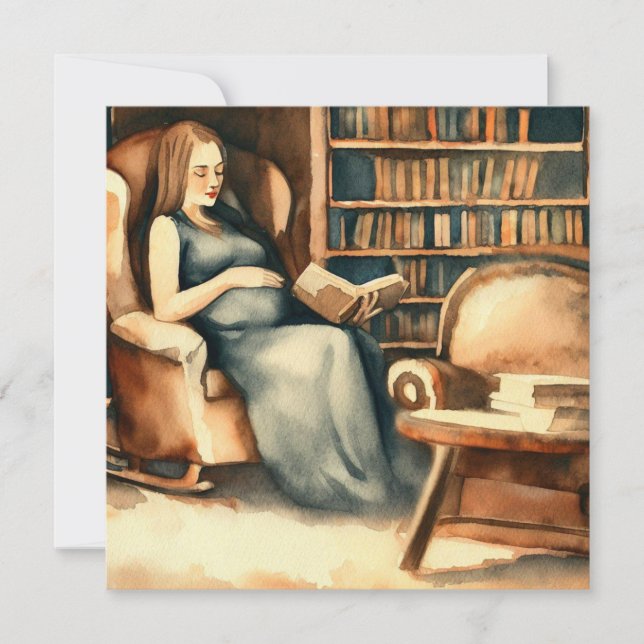 Convite Livros e Bebê: Contos Clássicos, Um Chá de fraldas (Frente)