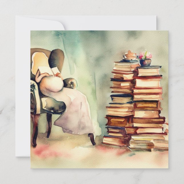 Convite Livros e Bebê: Uma Celebração Literária, Um Chá de (Frente)