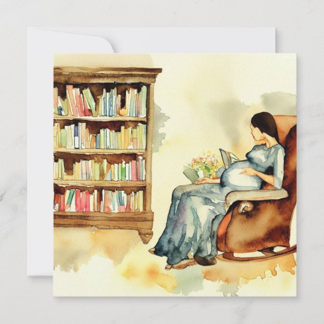 Convite Livros e Bebês: Contos de Fada e Fábricas, Um Chá  (Frente)