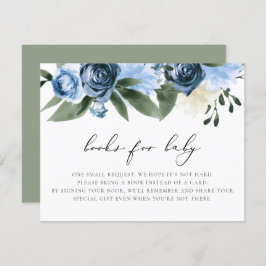 Convite Livros Florais de Marinho Azul MILENA Dusty para C