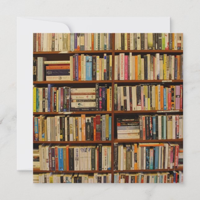 Convite Livros na biblioteca (Frente)