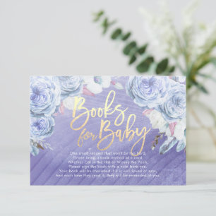 Convite Livros para Bebê / Traga um livro Solicitação