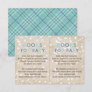 Convite Livros Para O Bebê Chá de fraldas De Neve De Inv