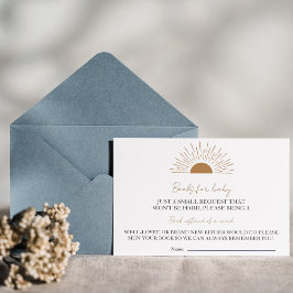 Convite Livros russos de chá de fraldas Sun para bebê