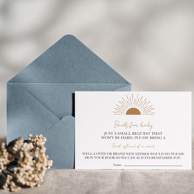 Convite Livros russos de chá de fraldas Sun para bebê (Criador carregado)