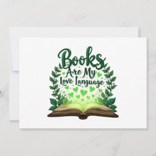Convite Livros São Minha Linguagem De Amor Lendo Bibliotec