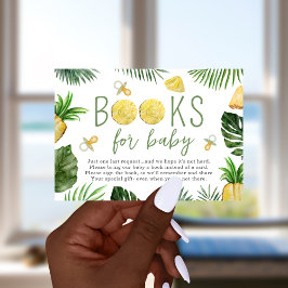 Convite Livros Verdes De Ananás E Pacificadores Para Chá d