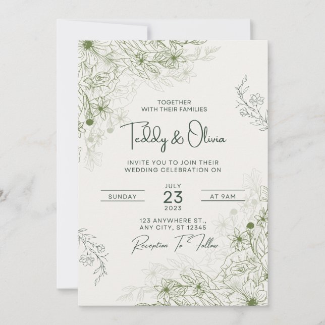 Convite Lo-ja de ro-upas finas (Frente)