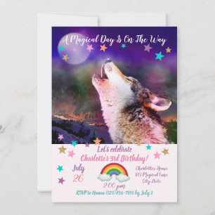 Convite Lobo à noite