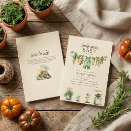 Convite Locally Grown Baby Shower