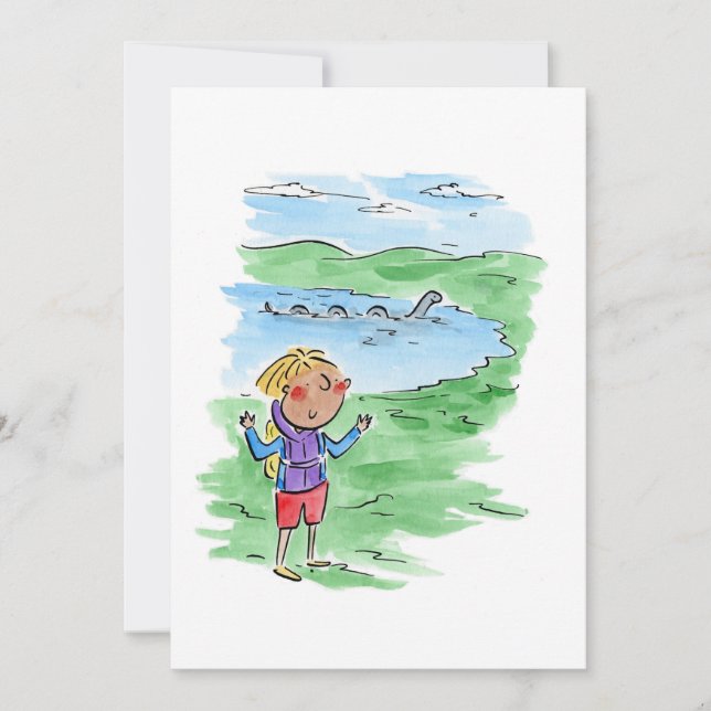 Convite Loch Ness (Frente)