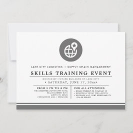 Convite Logística e Inventário | Evento de Treinamento Mín