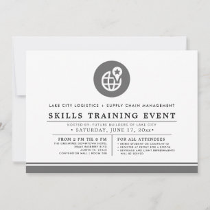 Convite Logística e Inventário Evento de Treinamento Mín