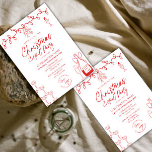 Convite LOGO Doodle Corporation Christmas Coctail Party