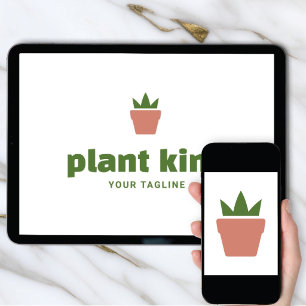 Convite Logo Download Marca de Jardinagem de Plantas em