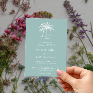 Convite Logotipo de Casamento com Monograma Personalizado