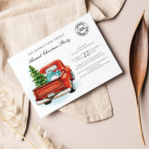 Convite Logotipo de Negócios de Férias de Natal Festa Anua
