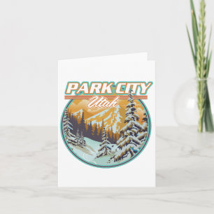 Convite Logotipo de Viagens de Park City Utah