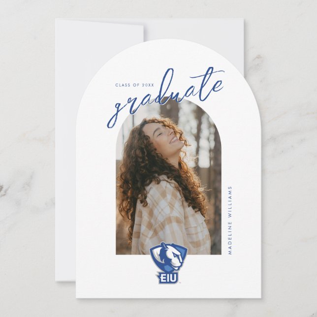 Convite Logotipo dos Panteras da Universidade do Leste de  (Frente)