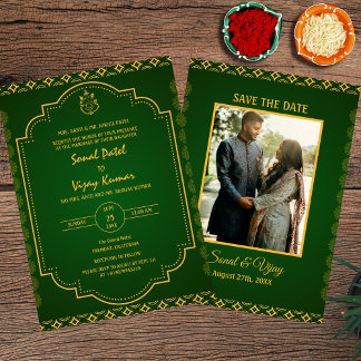 Convite Logotipo Personalizado De Foto Ganesha Do Casament