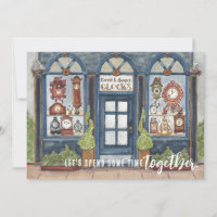 Loja de Relógios Antigos Festa de Ano Novo