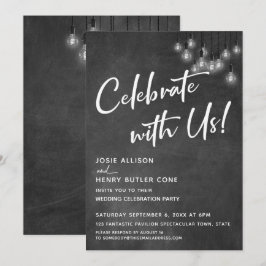 Convite Loja Edison Iluminada Quadro Moderno Celebre Conos