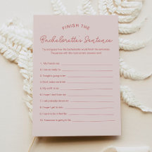 LOLA Termine o Jogo de Frase da Bachelorette