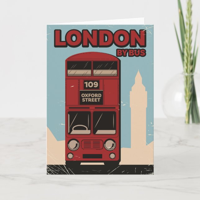 Convite Londres de Ônibus (Frente)