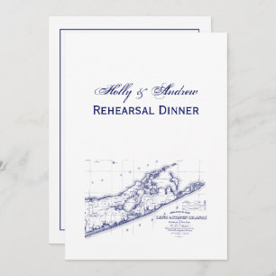 Convite Long Island The Hamptons Map VC