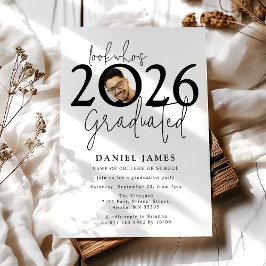 Convite Look who's Graduated Photo Graduation Party