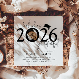 Convite Look who's Graduated Photo Graduation Party