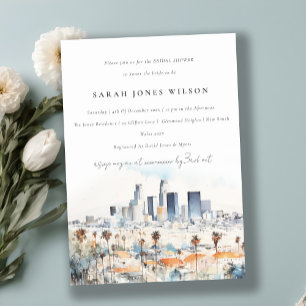 Convite Los Angeles, Chá de panela de Aquarela da Califórn