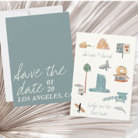 Los Angeles salve a data com desenhos