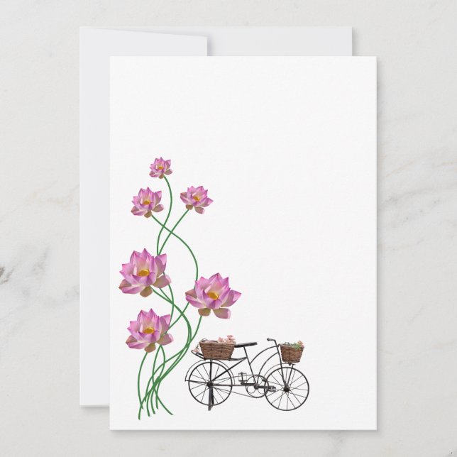 Convite Lotus e ciclo (Frente)