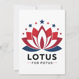 Convite Lotus para POTUS Kamala Harris 2024