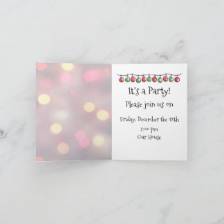 Convite Louis Wain Christmas Cat Decorating Personalized