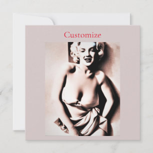 Convite Loura Cólula Vintage - Troço