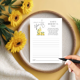 Convite Love 1rua Spritz Who's Memory Chá de panela Game