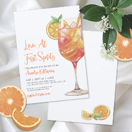 Convite Love At First Spritz Bridal Shower